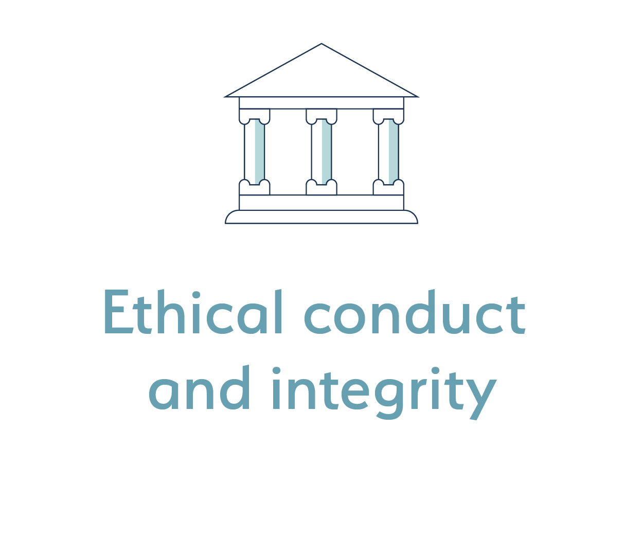 Ethical Conduct and integrity icon